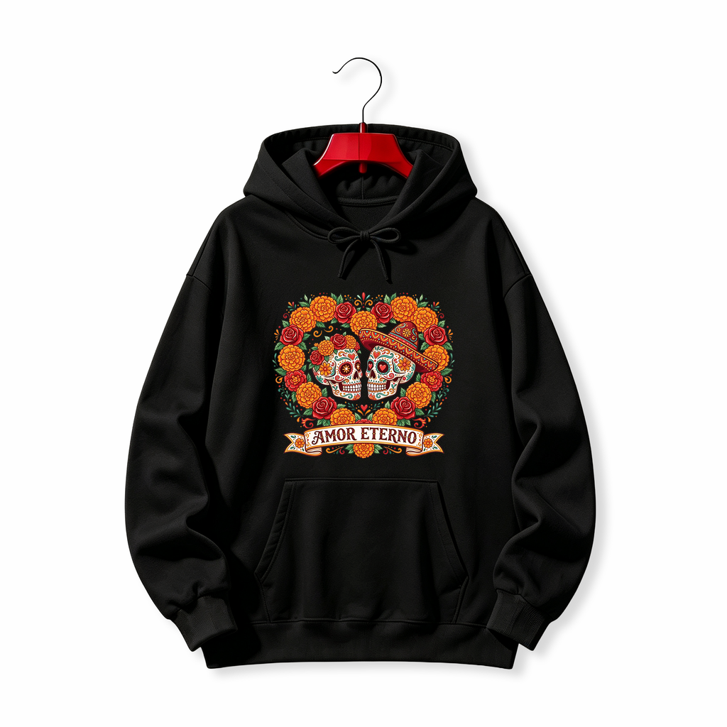 "Amor Eterno Dia De Los Muertos" HOODIE