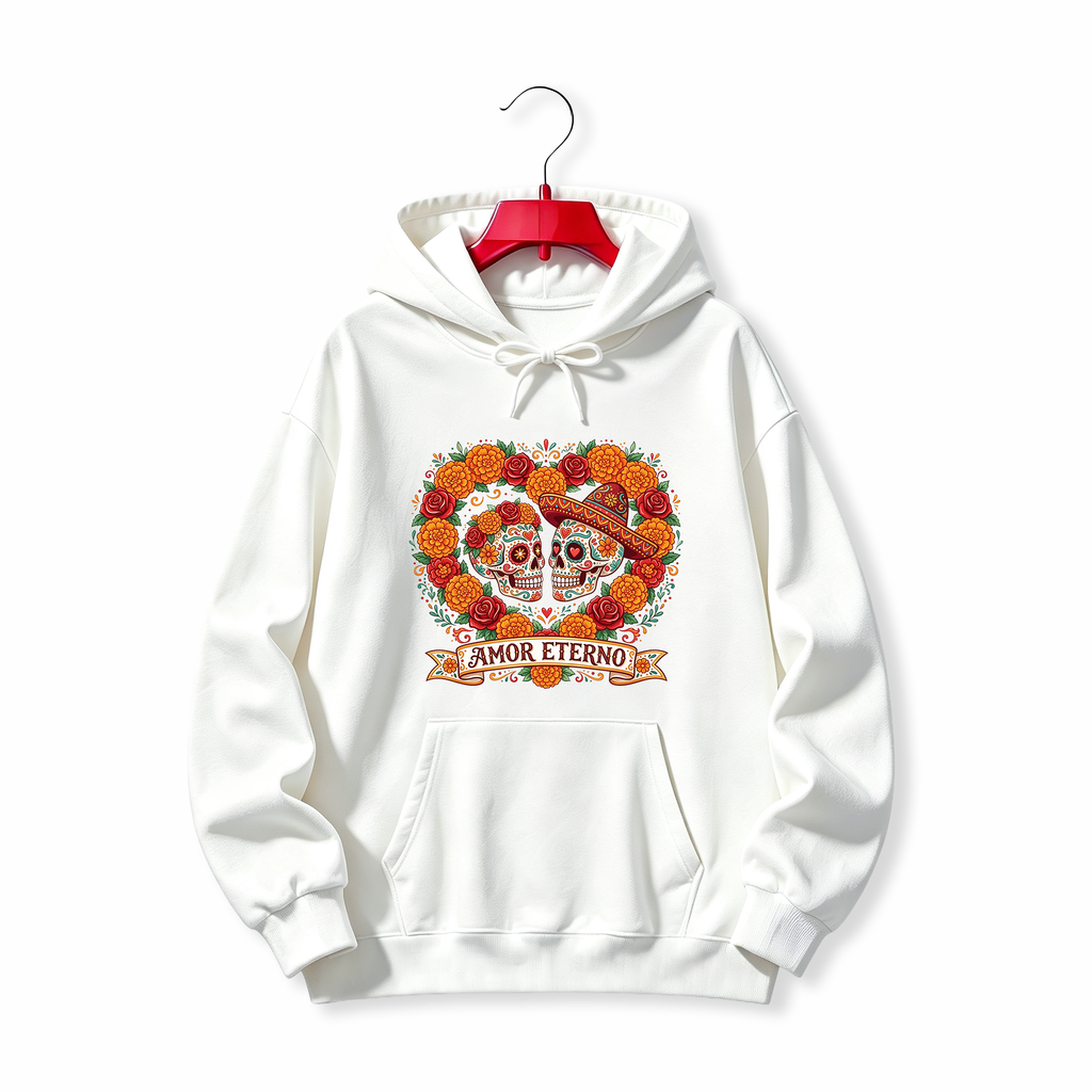 "Amor Eterno Dia De Los Muertos" HOODIE
