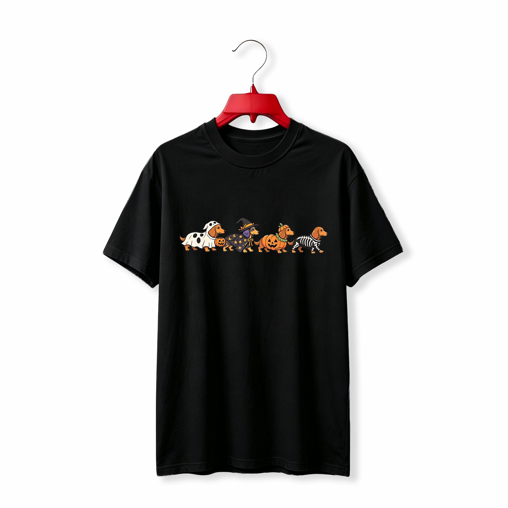 "Cute Wiener Dog Halloween" TEE