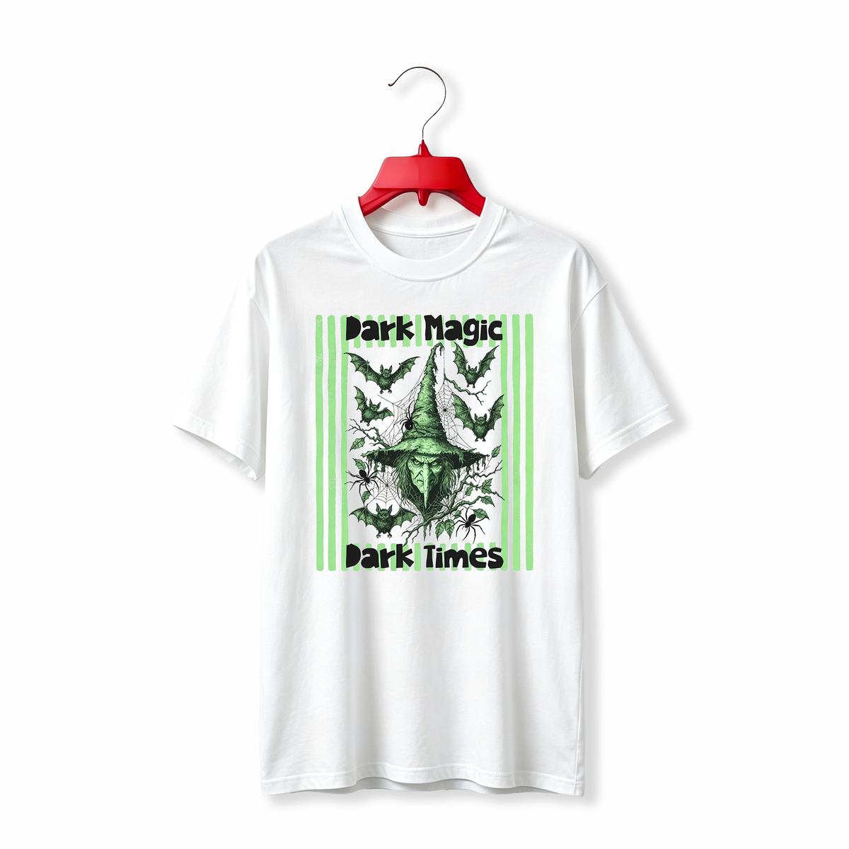 "Dark Magic Dark Times Halloween Witch" TEE