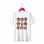 "Day Of The Dead Sugar Skulls" TEE