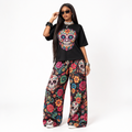 "Day of the Dead Skull Floral" SET