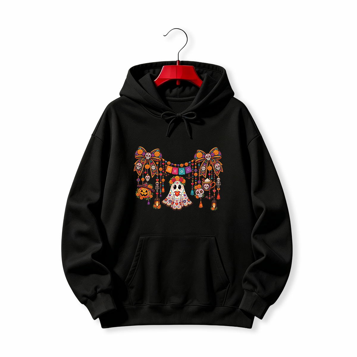 "Day of the Dead Sugar Skull" HOODIE