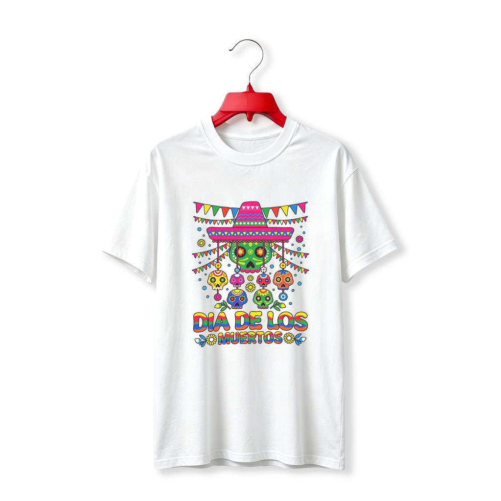"Día de Los Muertos Sugar Skull" TEE