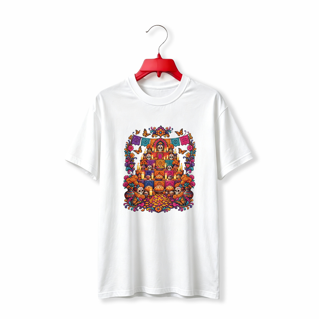 "Día de los Muertos Ofrenda" TEE