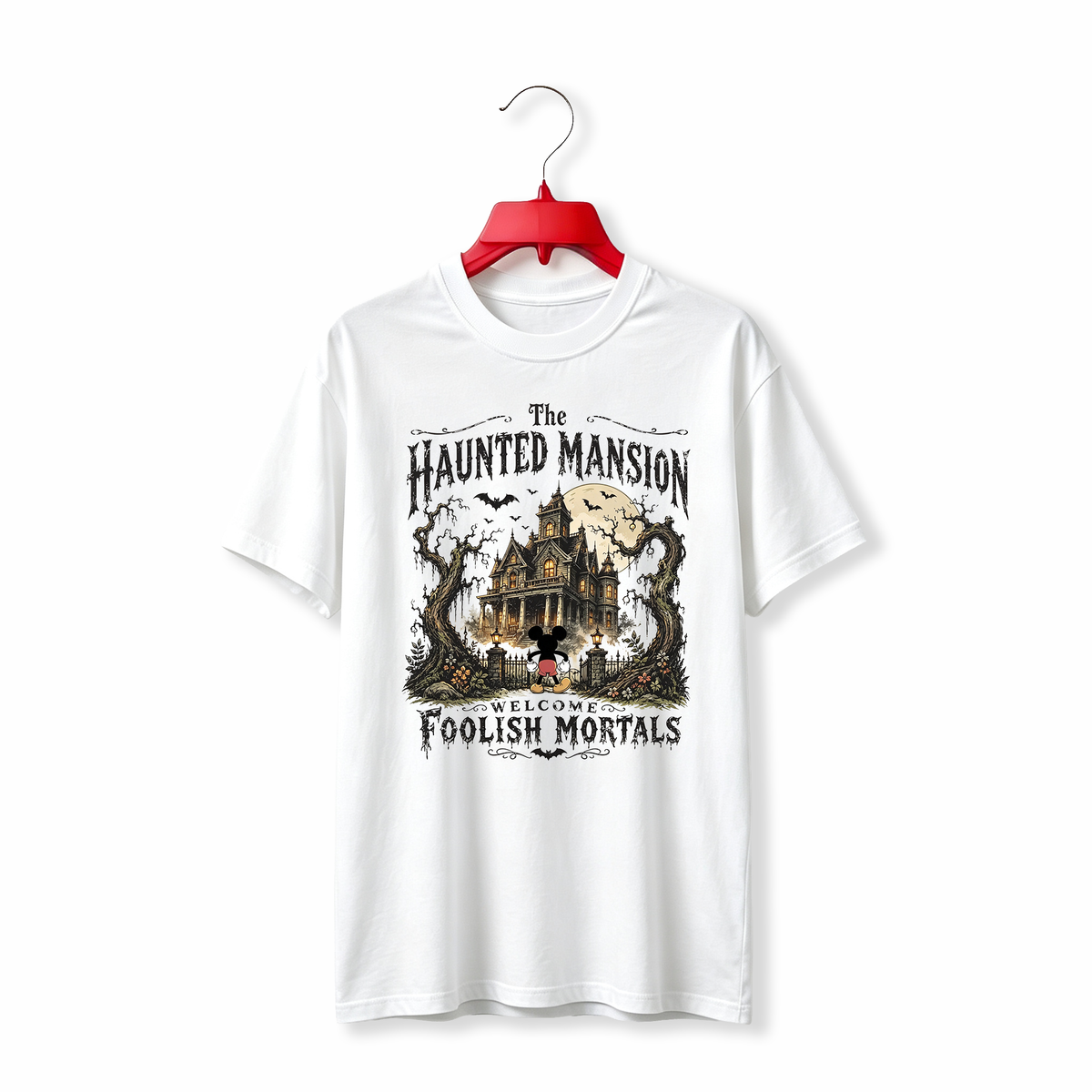 "Disney Halloween Mickey Haunted Mansion" TEE