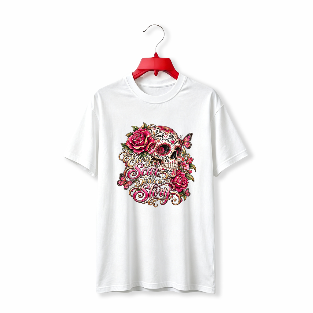 "Every Scar Tells a Story" TEE
