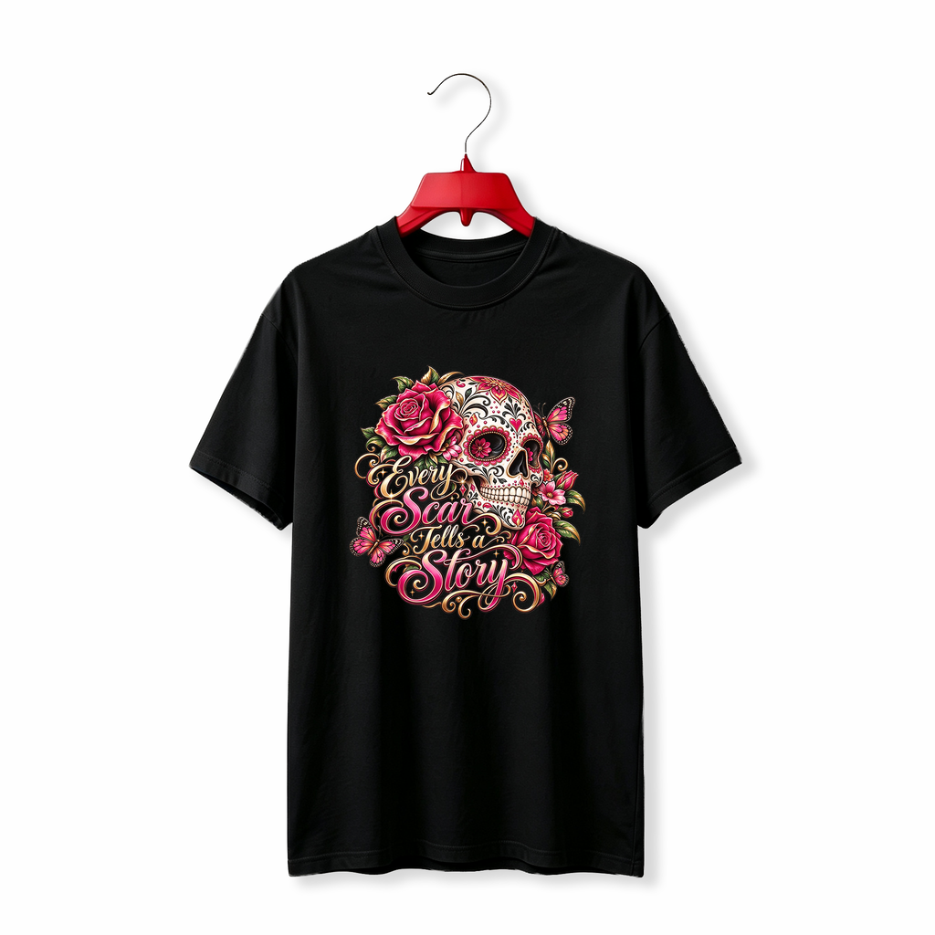 "Every Scar Tells a Story" TEE