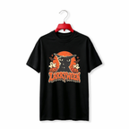 "Evil Larry Larryween black cat Halloween" TEE