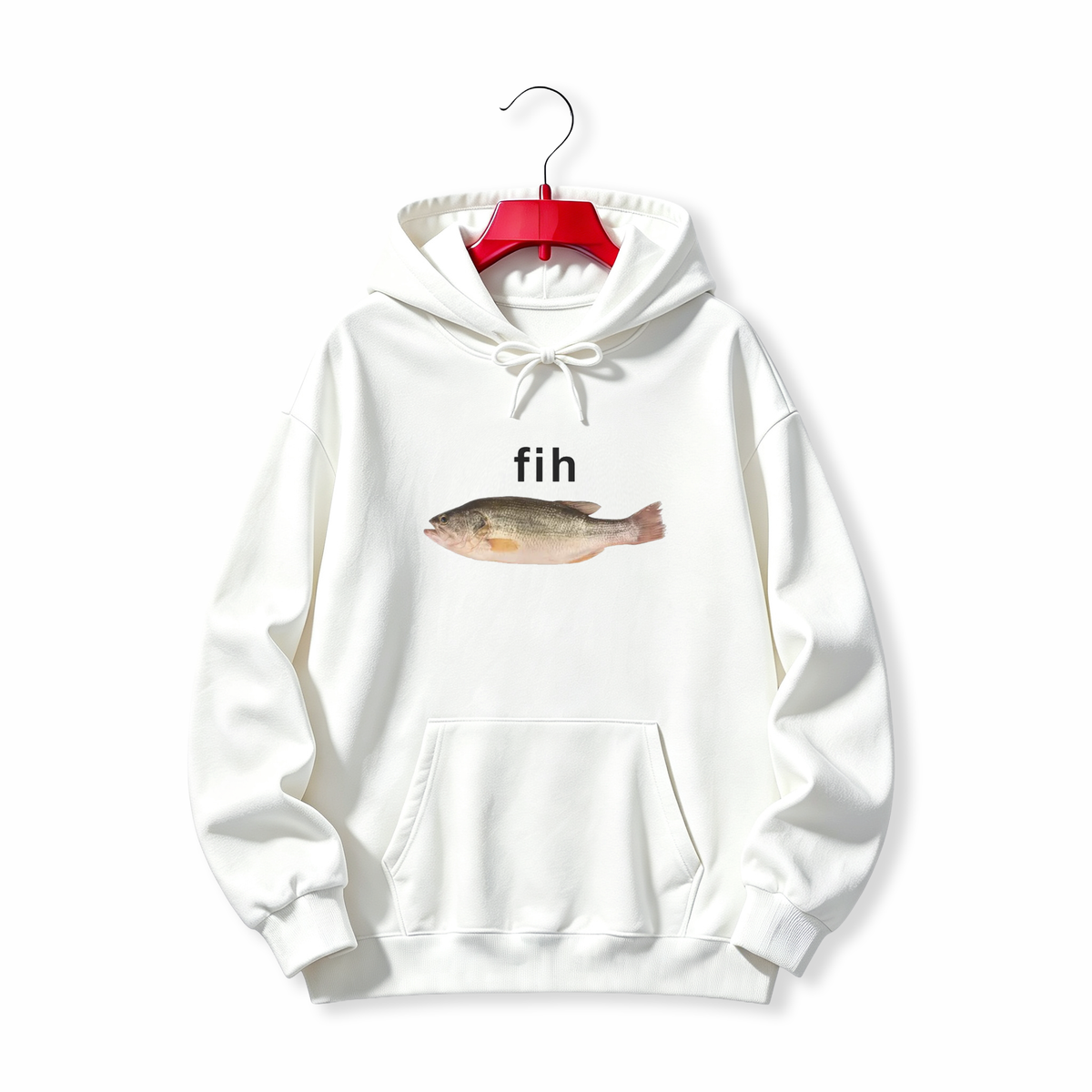 "Fih Fish Meme Stupid Meme" HOODIE