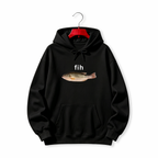 "Fih Fish Meme Stupid Meme" HOODIE