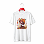 "Floral Sugar Skull" TEE