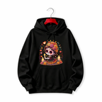 "Floral Sugar Skull" HOODIE