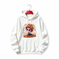 "Floral Sugar Skull" HOODIE