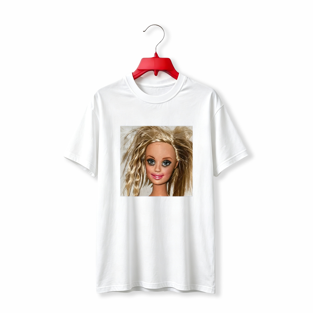 "Funny Messy Hair Barbie Chaotic Doll Meme" TEE