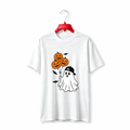 "Ghost Holding Balloons Halloween" TEE