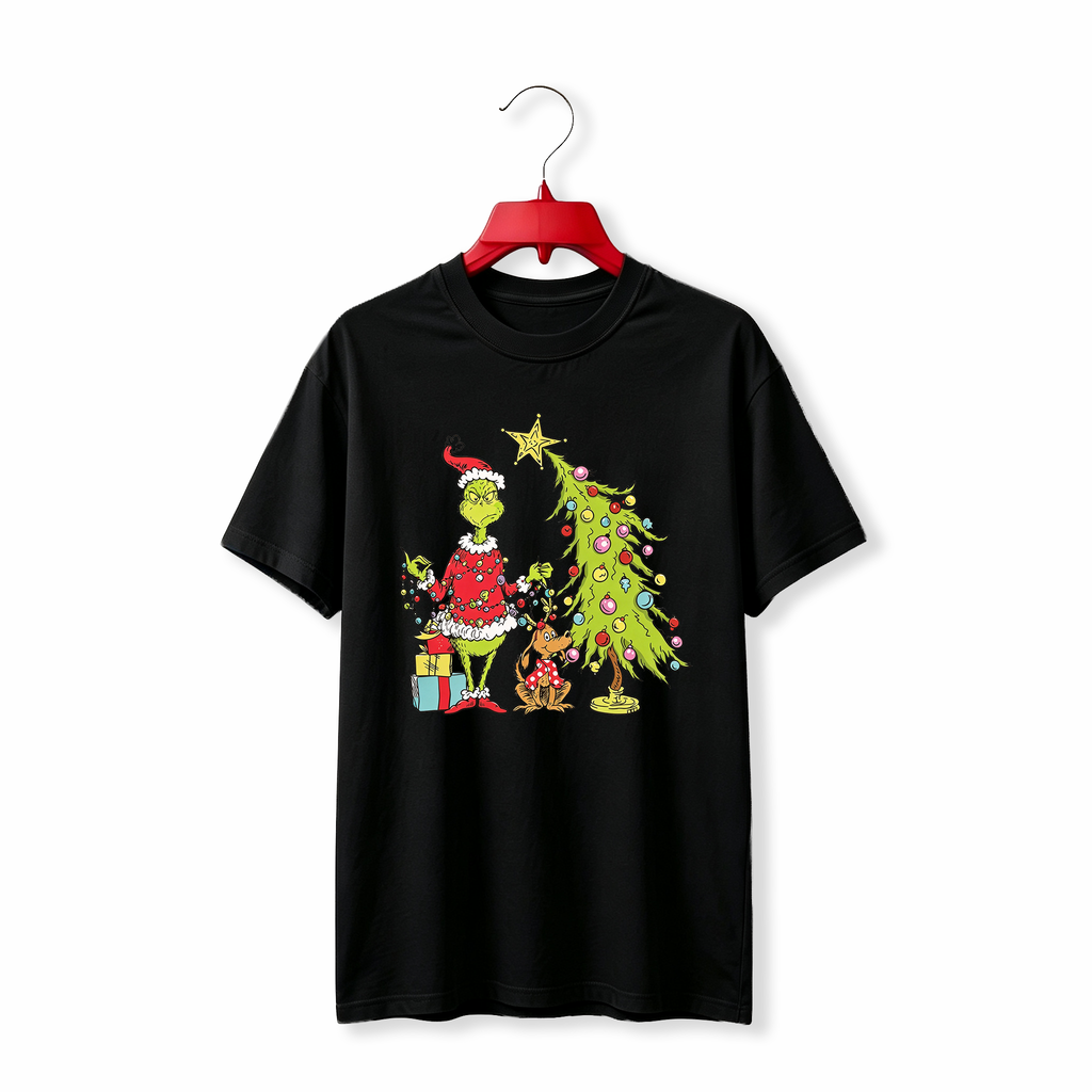 "Grinch Christmas, Grinchy Christmas Tree" TEE