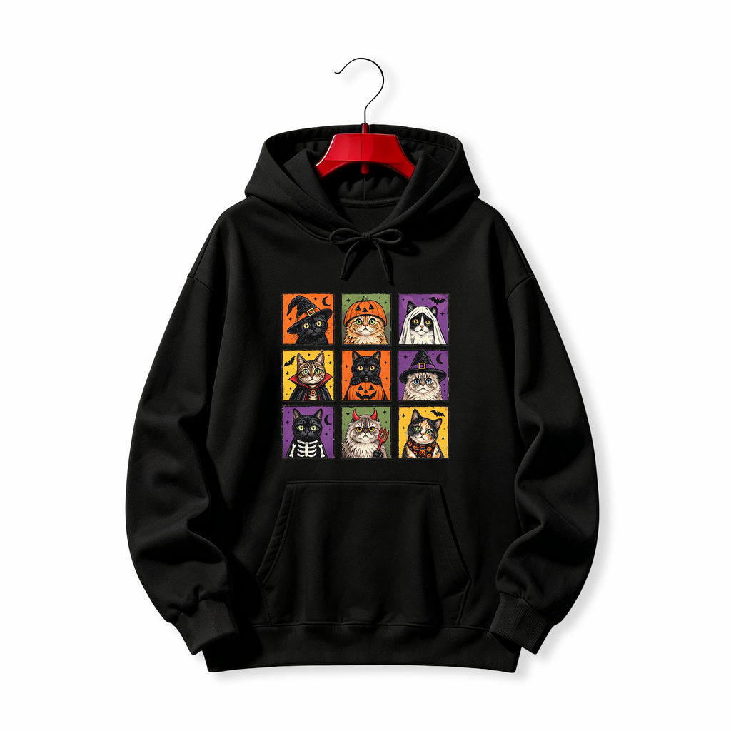 "Halloween Cat" HOODIE