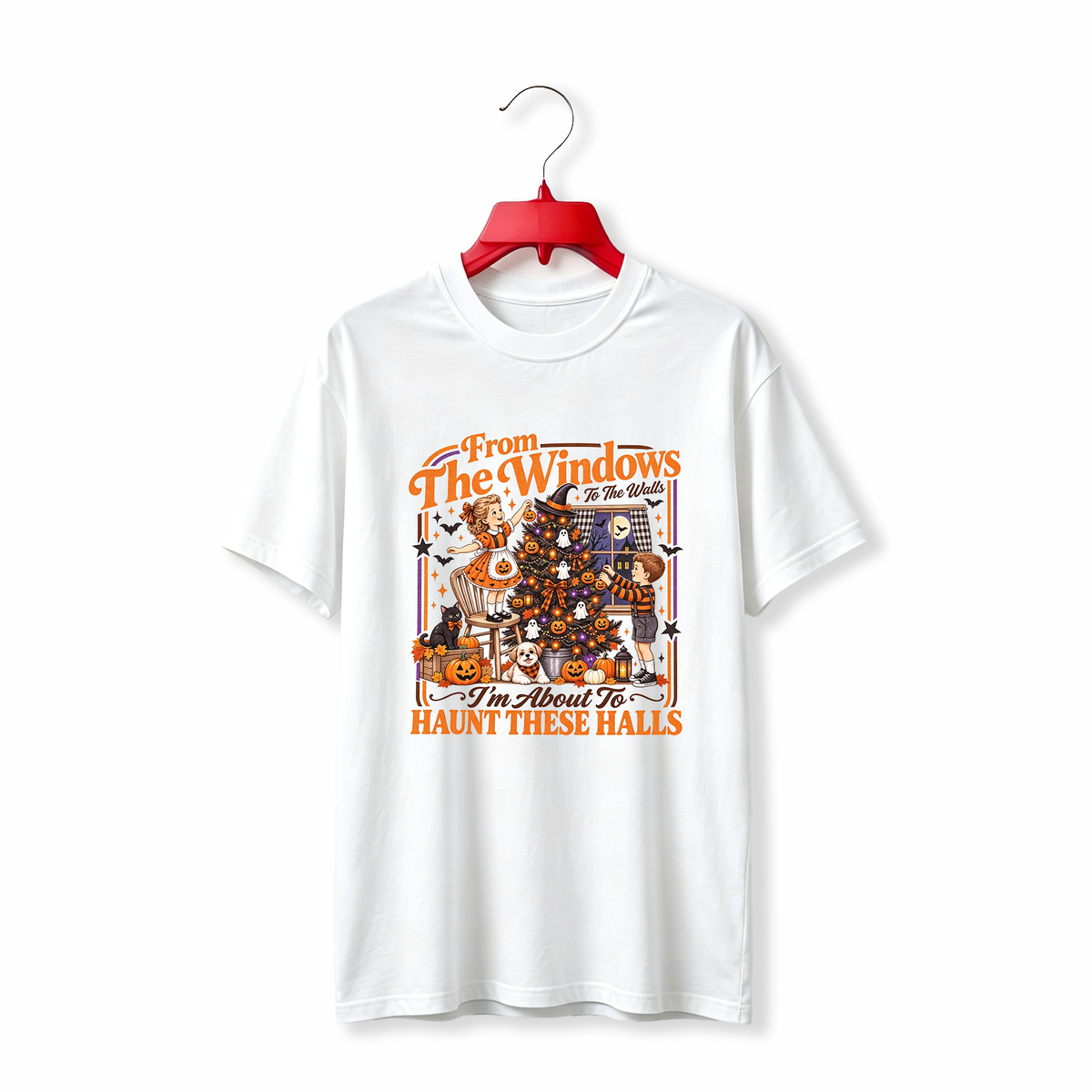 "Halloween I'm About To Deck These Halls" TEE