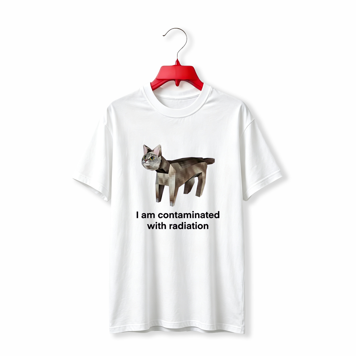 "I Am Contaminated Funny Cat Meme" TEE