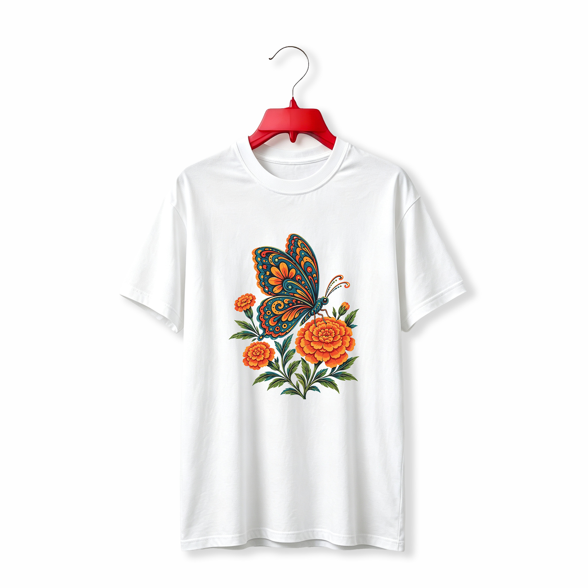"Marigold & Monarch Butterfly" TEE