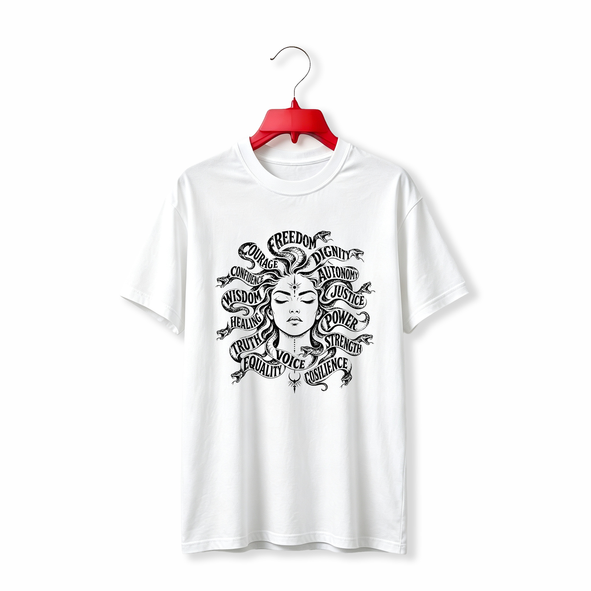 "Medusa Mythical Greek Mythology Feminist" TEE