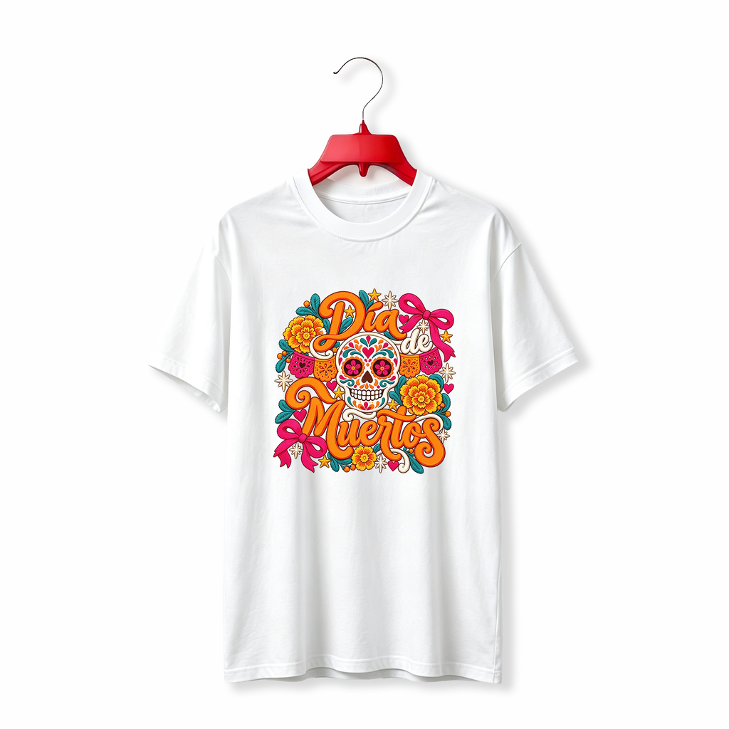 "Mexican Halloween Dia de los Muertos" TEE