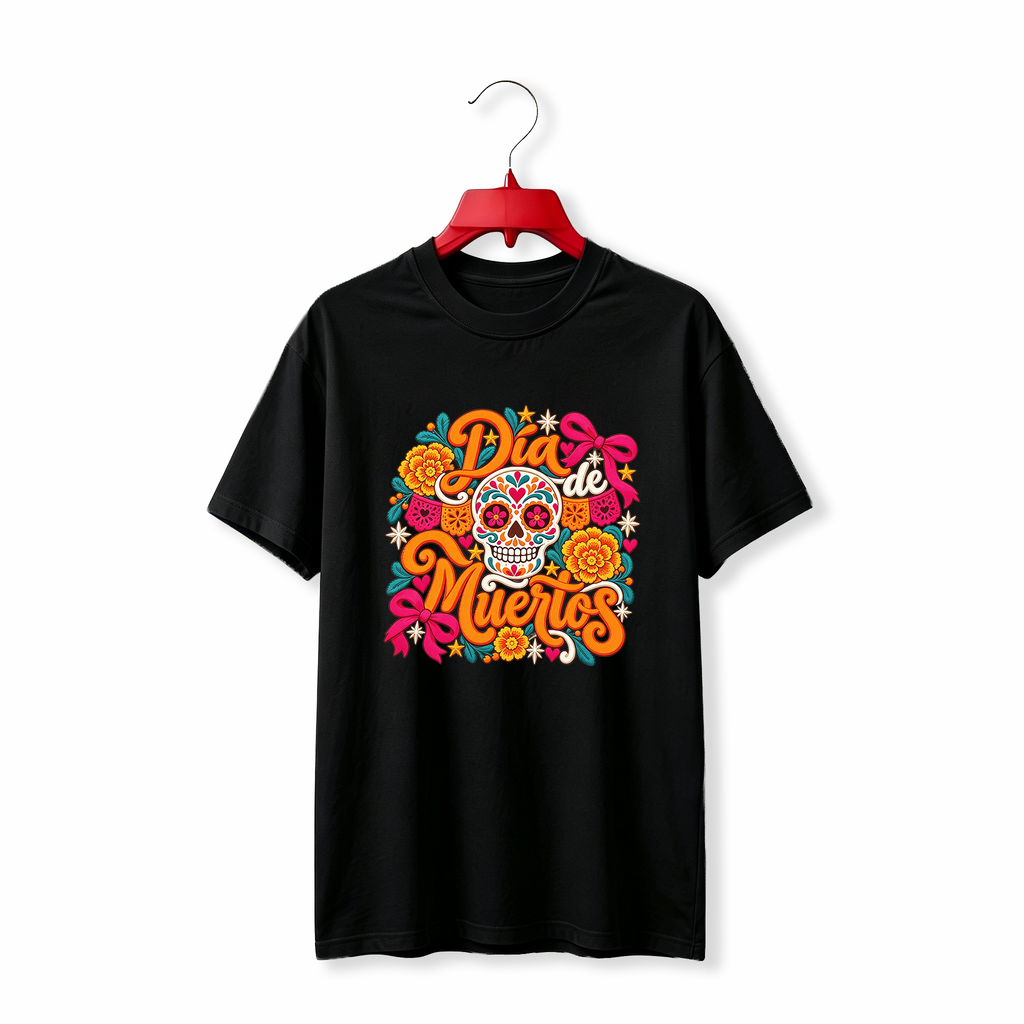 "Mexican Halloween Dia de los Muertos" TEE