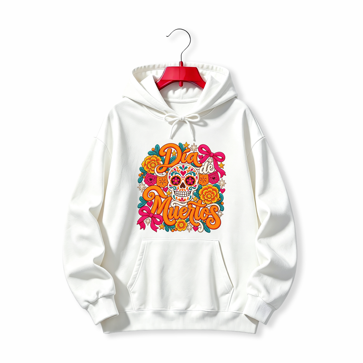 "Mexican Halloween Dia de los Muertos" HOODIE