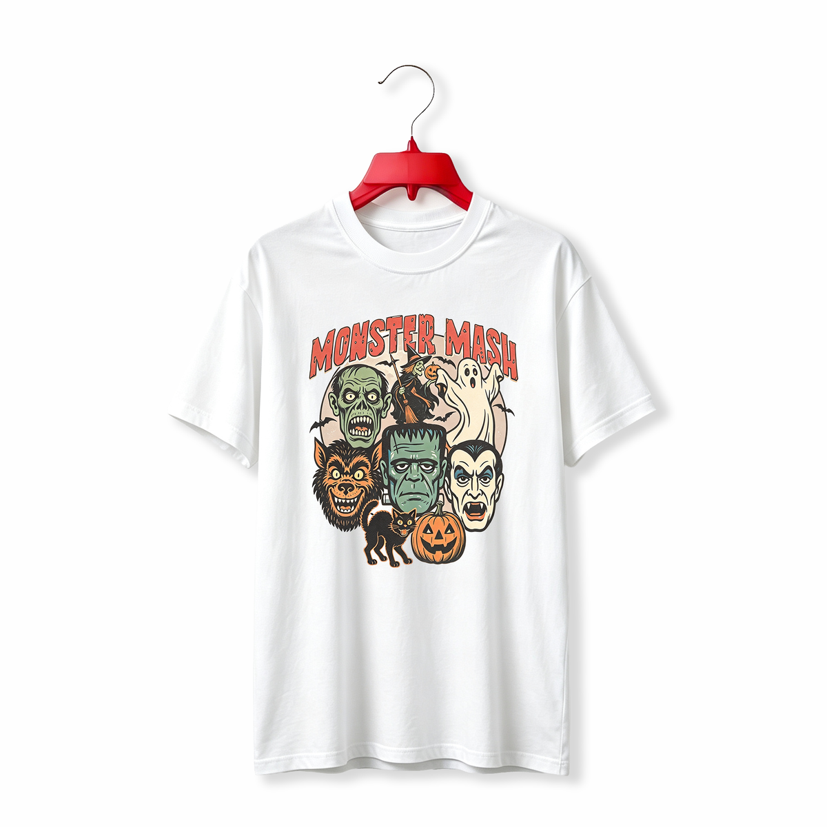 "Monster Mash Retro Halloween Spooky Season" TEE