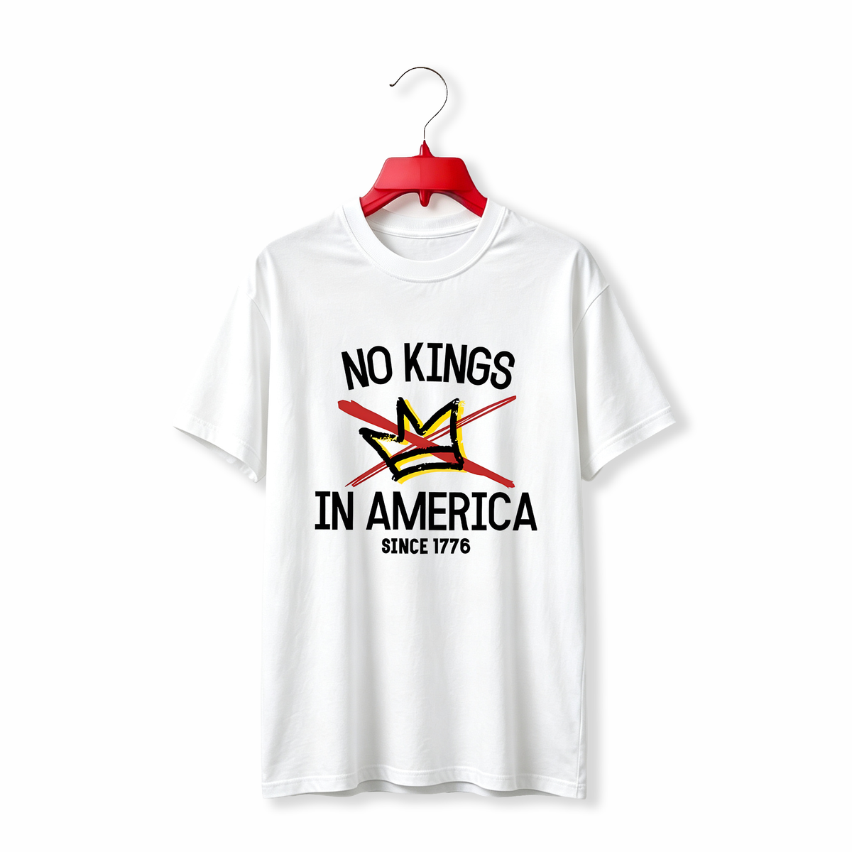 "NO KINGS IN AMERICA SINCE 1776" TEE