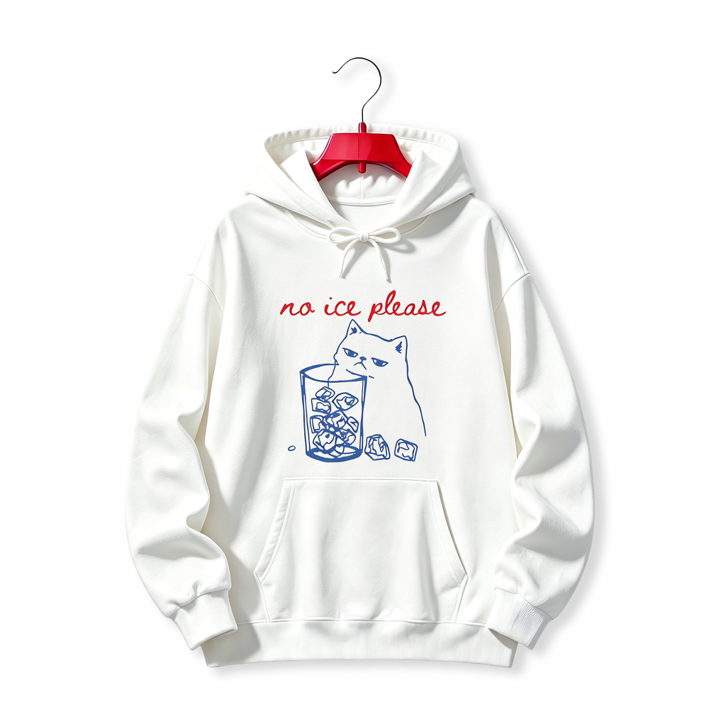 "No Ice Please Cat" HOODIE