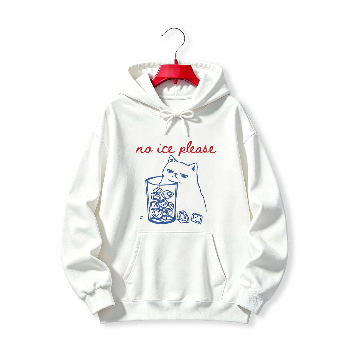 "No Ice Please Cat" HOODIE