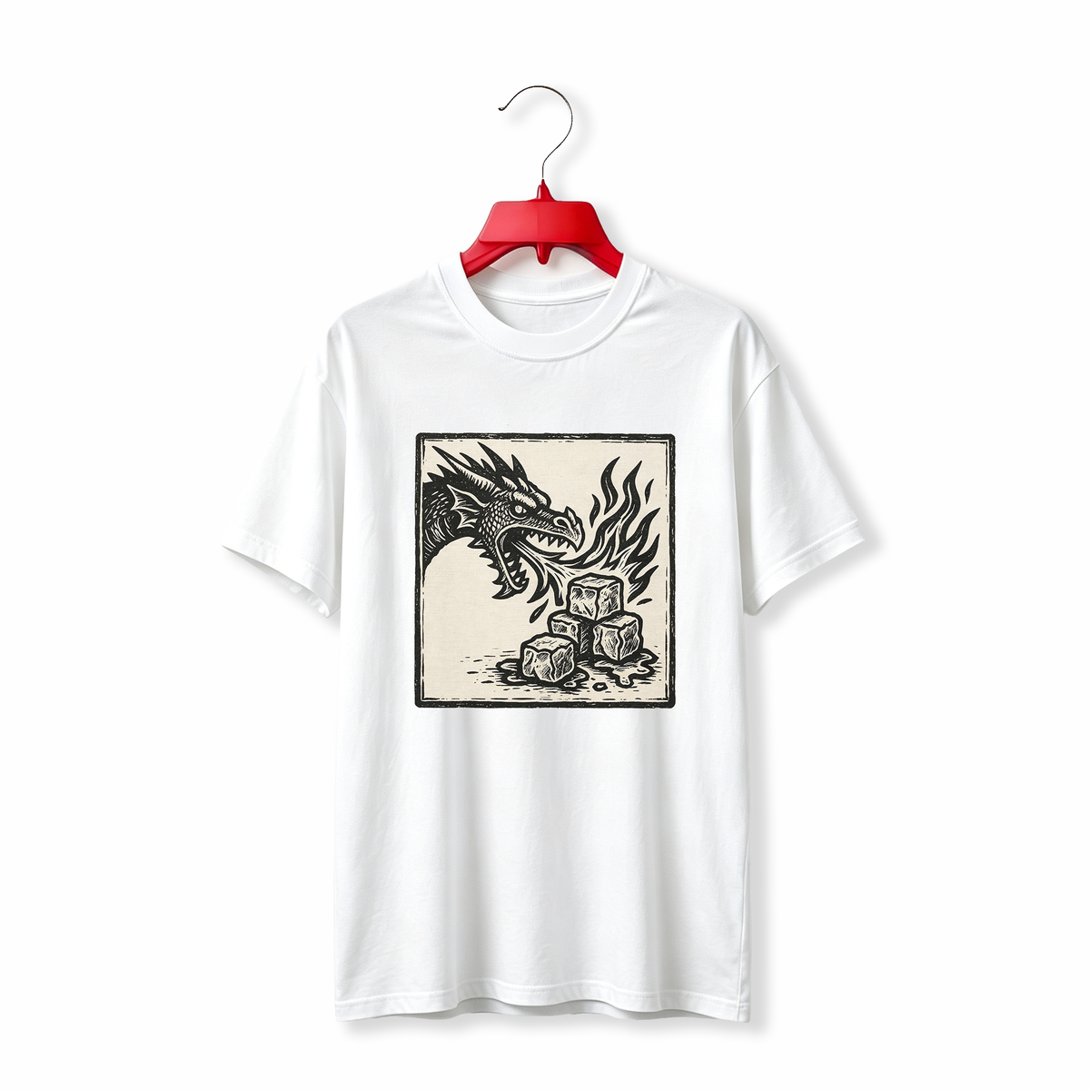"No Words Subtle Anti-ICE Dragon" TEE
