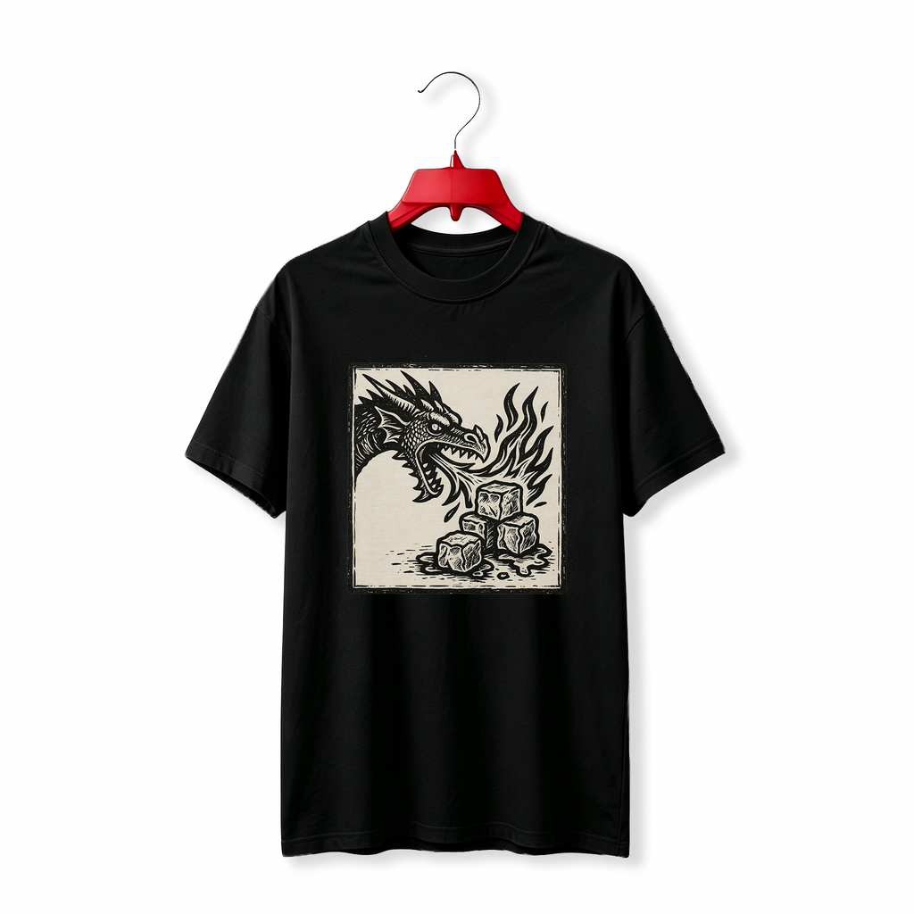 "No Words Subtle Anti-ICE Dragon" TEE