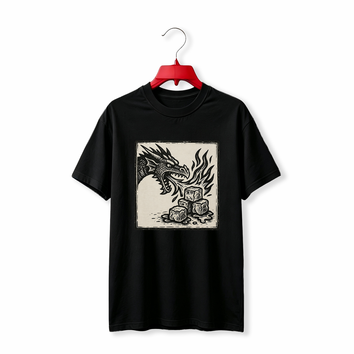 "No Words Subtle Anti-ICE Dragon" TEE