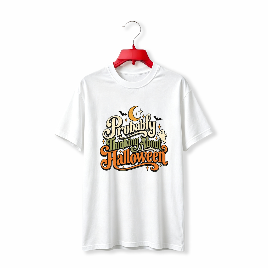 "Probably Thinking About Halloween" TEE