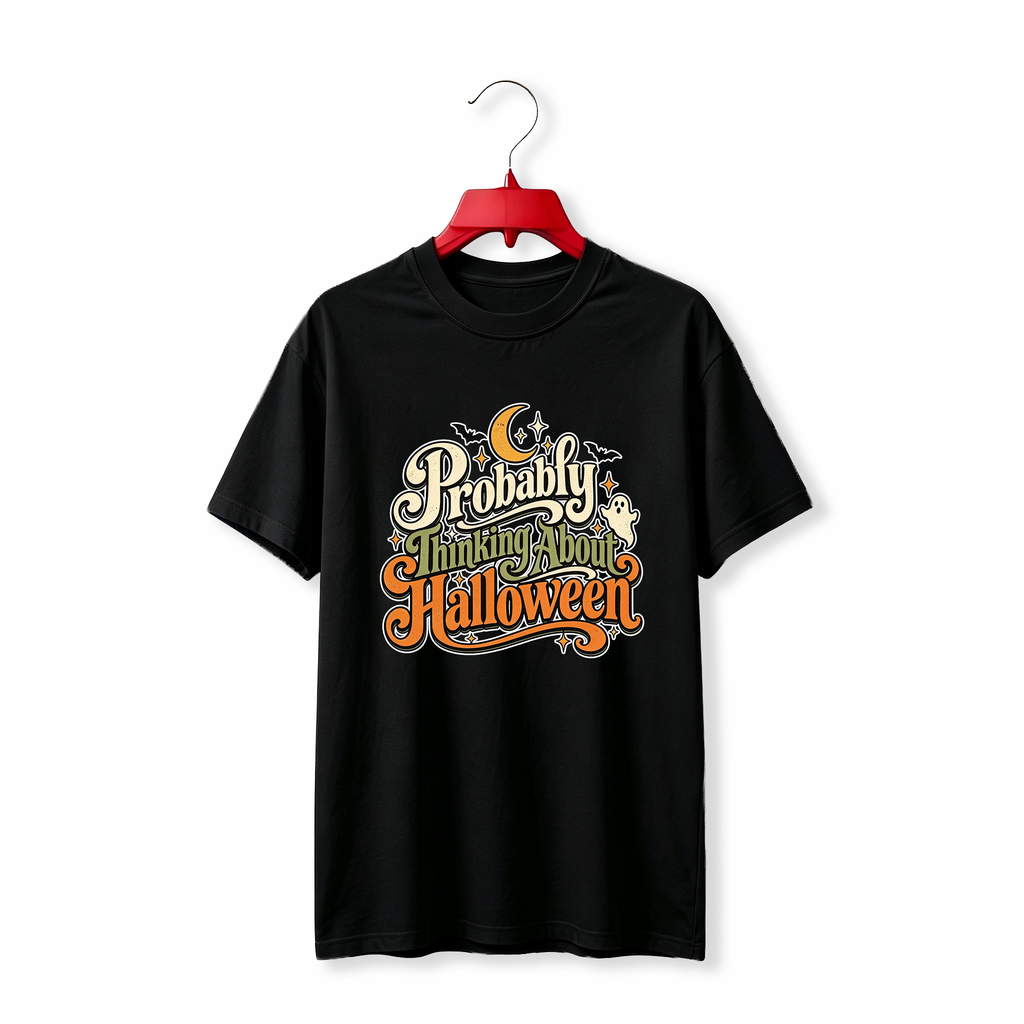 "Probably Thinking About Halloween" TEE