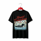 "STUPID CANADIAN WOLF BIRD HOLLANOV" TEE