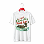 "STUPID CANADIAN WOLF BIRD HOLLANOV" TEE