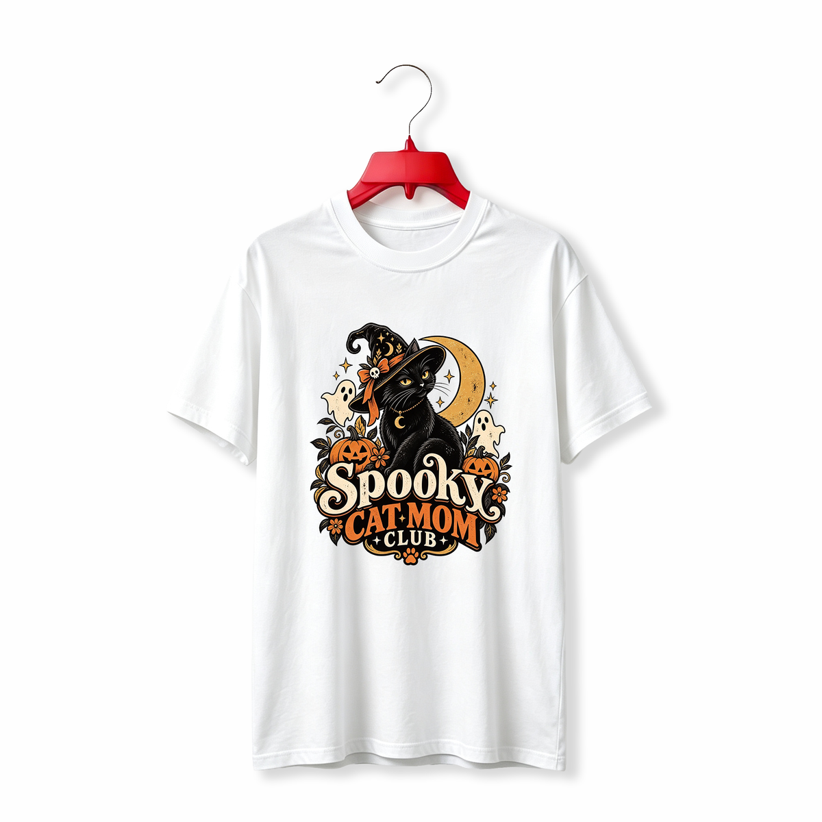 "Spooky Cat Mom Club" TEE