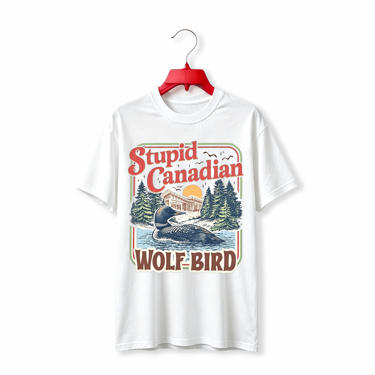 "Stupid Canadian Wolf Bird Heated Rivalry" TEE
