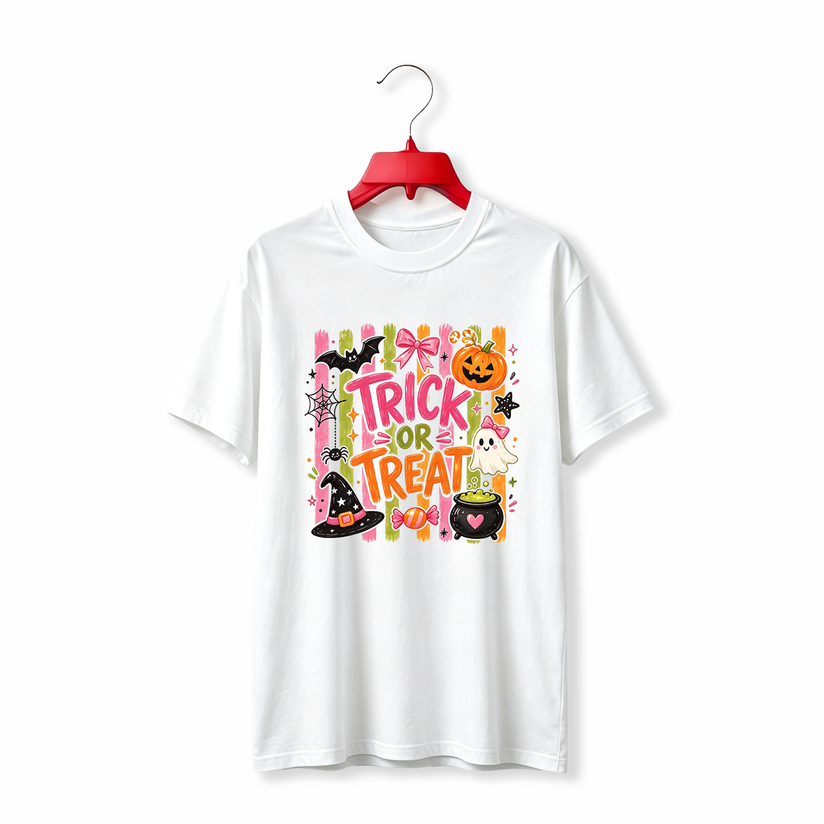 "Trick Or Treat Pink Halloween" TEE