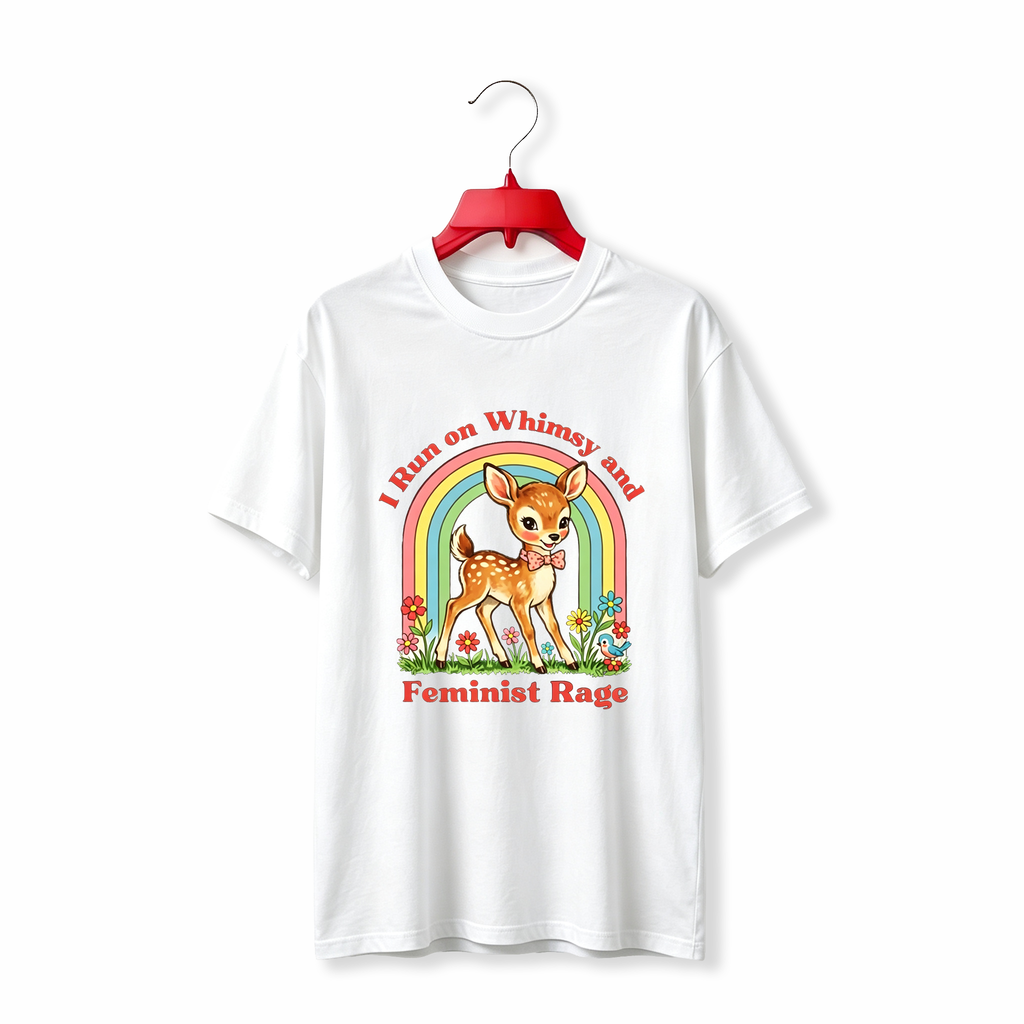"Whimsy and Feminist Rage" TEE