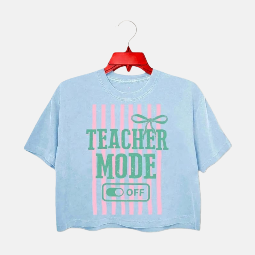 "MODO MAESTRA DESACTIVADO" Crop Top